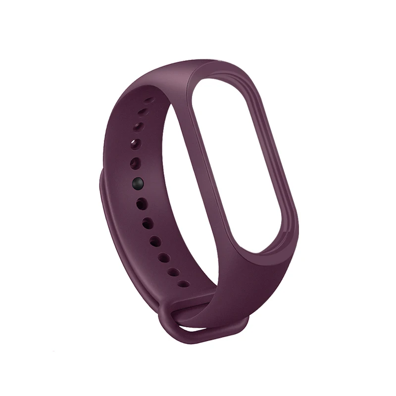 Red wine Для Xiaomi mi Band 4 3 ремешок мягкий силиконовый браслет для Xiaomi mi band 4 Band 3 Xio mi band 4 3 mi Band 4 mi band розовые ремни - Цвет: Red wine