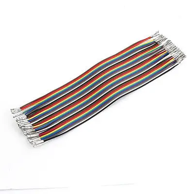 

40Pins F/F Breadboard Jumper Cable 22cm Length Multicolor