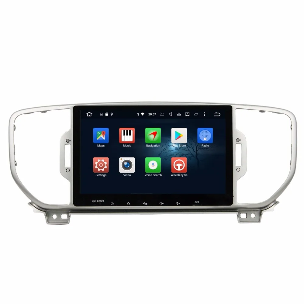 " четырехъядерный Android 9,0 Автомобильный gps Радио навигатор для Kia Sportage- с 4G и Wifi, DVR, OBD