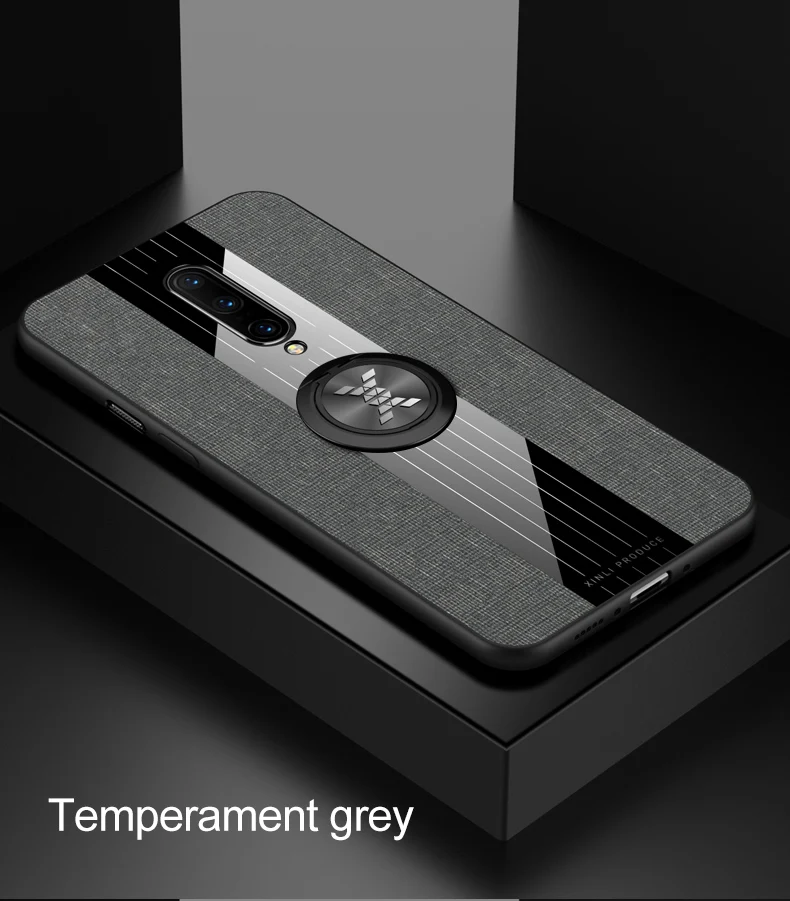 Для OnePlus 7 Pro Чехол матовая ткань глянцевый чехол для OnePlus 6T One Plus 6 7T Pro противоударный чехол для телефона Магнитный держатель кольца