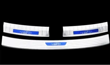 

for Volkswagen T-Roc 2018-2019 stainless steel car Rear guard Tread Plate Pedals Car Styling