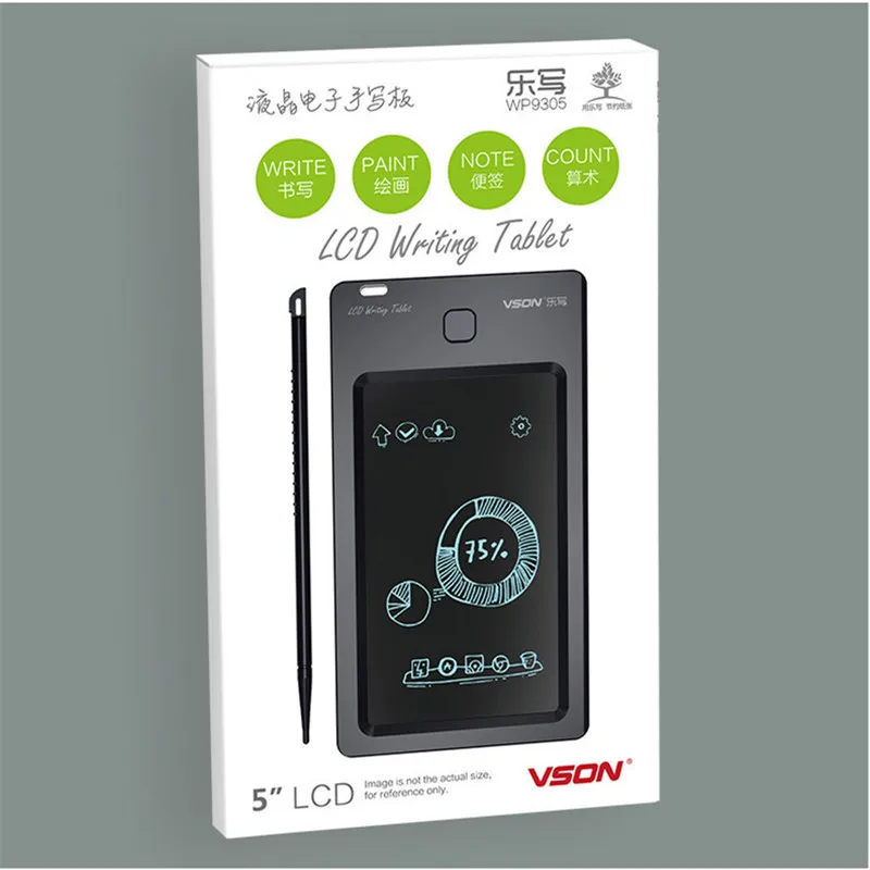 5 ''lcd электронный планшет для письма, цифровой блокнот для рисования, графический блокнот, панель для детей, образование/запись по расписанию