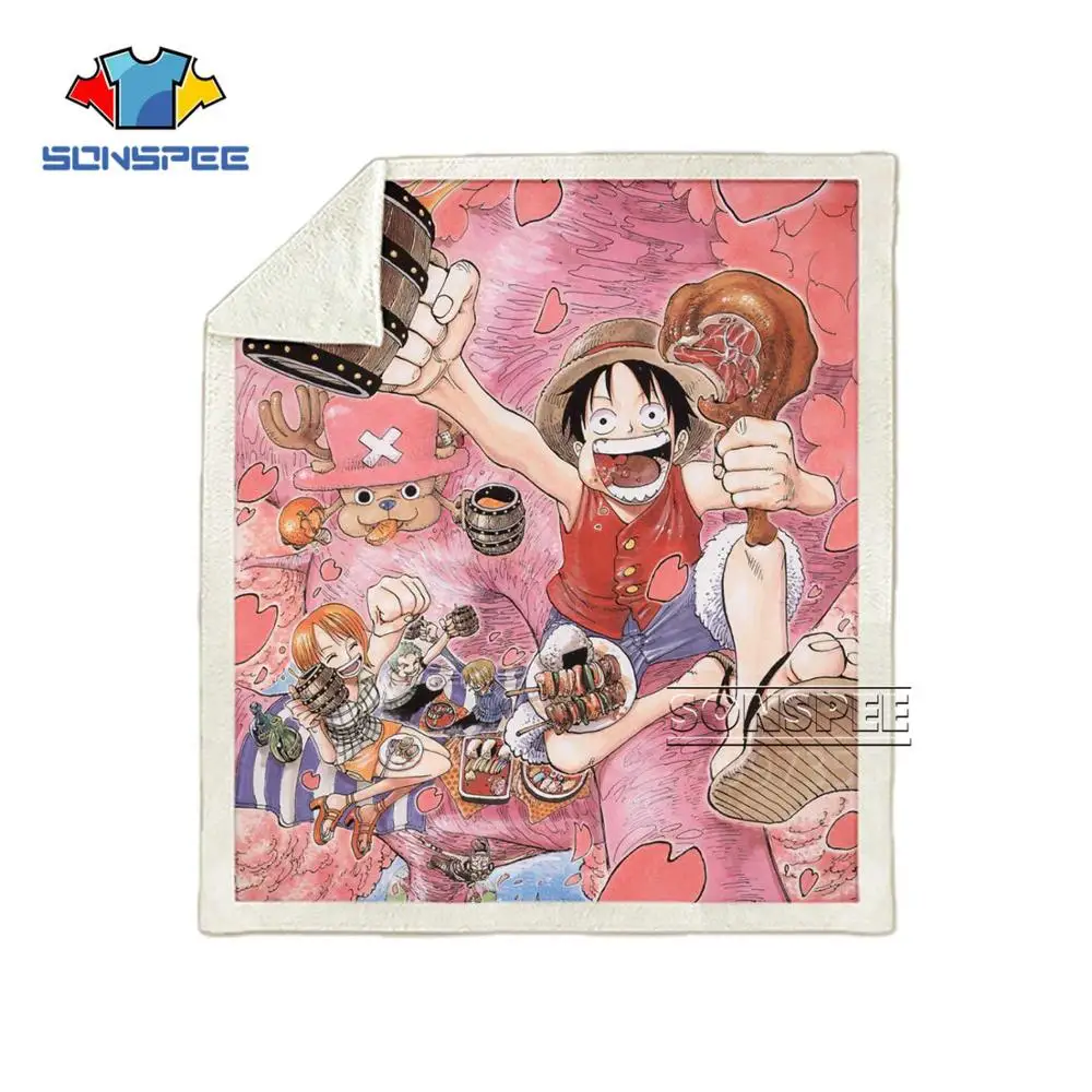 16 SONSPEE one piece partner аниме Harajuku для детей и взрослых 3d принт одеяло теплое покрывало для дивана осеннее постельное белье для путешествий для отдыха K172 - Цвет: 16