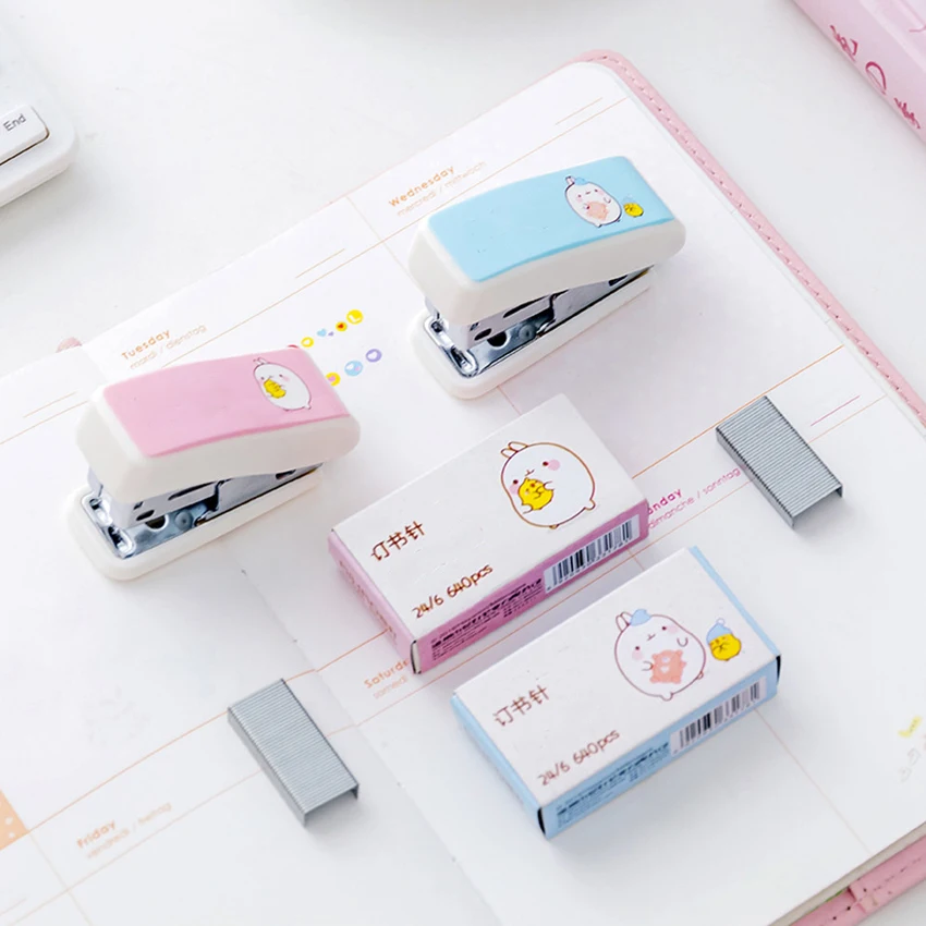 1 Set Mini Stapler With 640 Staples Desk Stapler 15 25 Pages