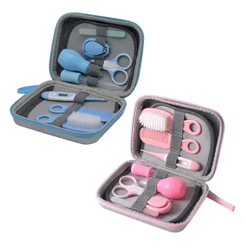 

8 Pcs/Set Baby Grooming Kit Essential Baby Care Items for Toddler Girls Boys DXAD