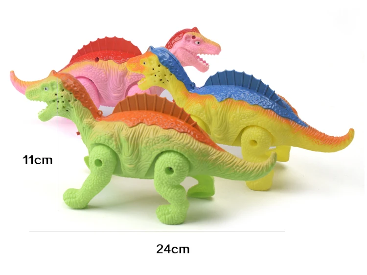 Новый Электрический ходячий динозавр игрушки светящийся звук животные модель игрушки с веревкой для детей Интерактивные творческие