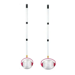 Rouleau de cueilleur de fruits et de noix en acier inoxydable, collecteur de châtaigne rétractable pour jardin 