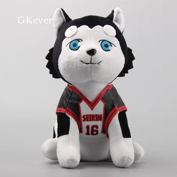 

33 cm Anime Kuroko Dog Figure Plush Toys Dolls Peluche Japan Cartoon Black Dog stuffed Animal Doll Women Kids Birthday Gift