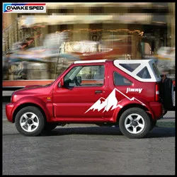 Mountain-Graphics-Vinyl-Deal-For-Suzuki-Jimny-OFF-ROAD-Styling-Car-Door-Side-Decor-Sticker-Auto