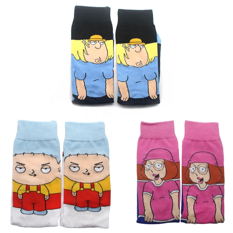 Носки с индивидуальным принтом в разных стилях для всей семьи; Новинка; носки для мужчин и женщин; удобные хлопковые носки; 1 пара; K161