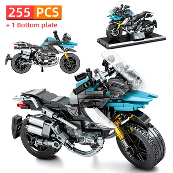 

Technic Motorcycle Toys Building Blocks SEMBO Track Cars Racing car City Vehicle DIY Motorbike Blocks Series Toys for Children