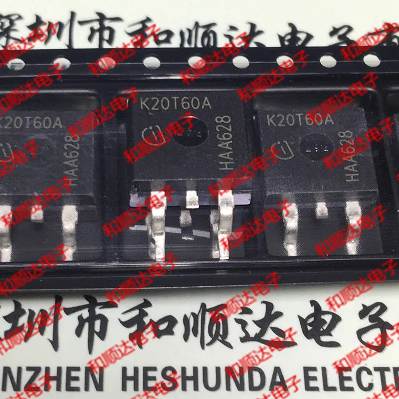 /5 предметов в лоте, K20T60A SKB20N60TA-263 600V 20A