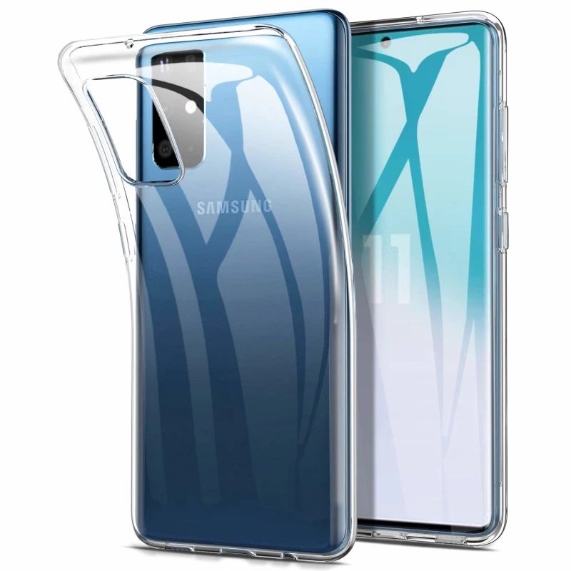 Чехол для Samsung Galaxy S20 Ultra Plus силиконовый прозрачный мягкий ТПУ резиновый чехол A2 Core