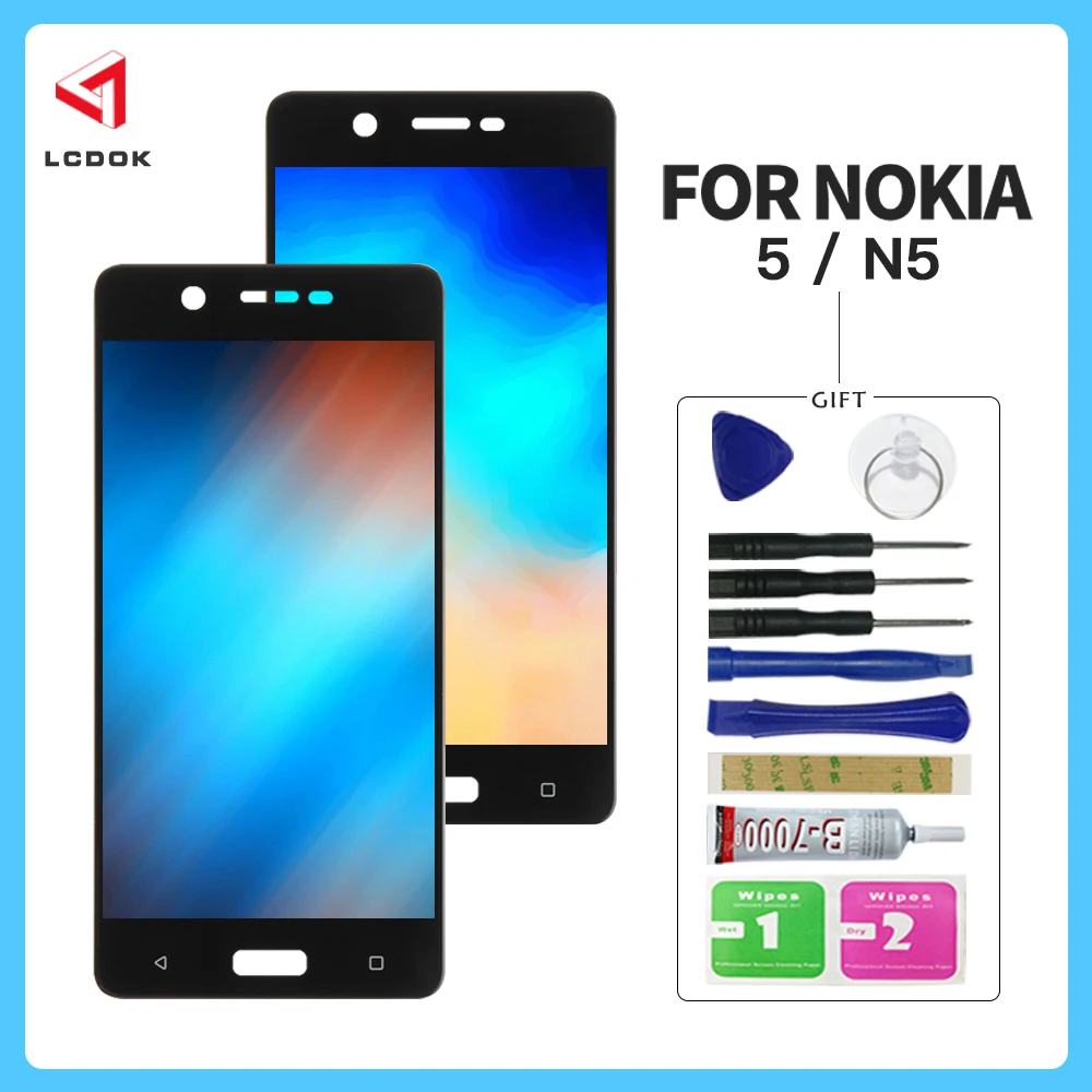 

100% Tested Screen For Nokia 5 N5 TA-1008 TA-1030 TA-1053 LCD Display Touch Screen Digitizer Assembly Panel Replacement Parts