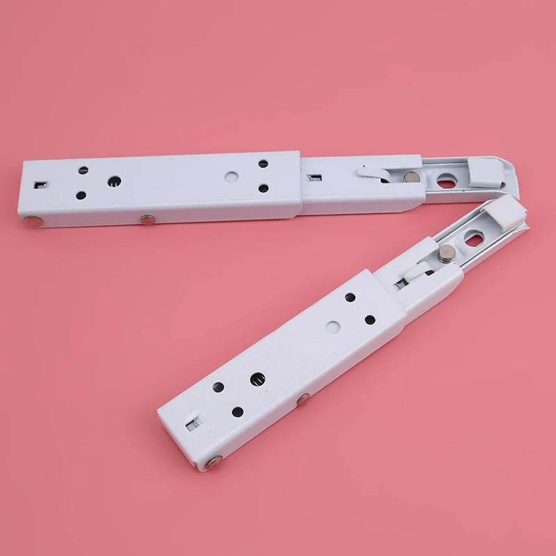 

8inch 10 inch White Length Steel Tri-fold Spring Shelf Bracket Wall Mounted Self Support Metal Angle Bracket