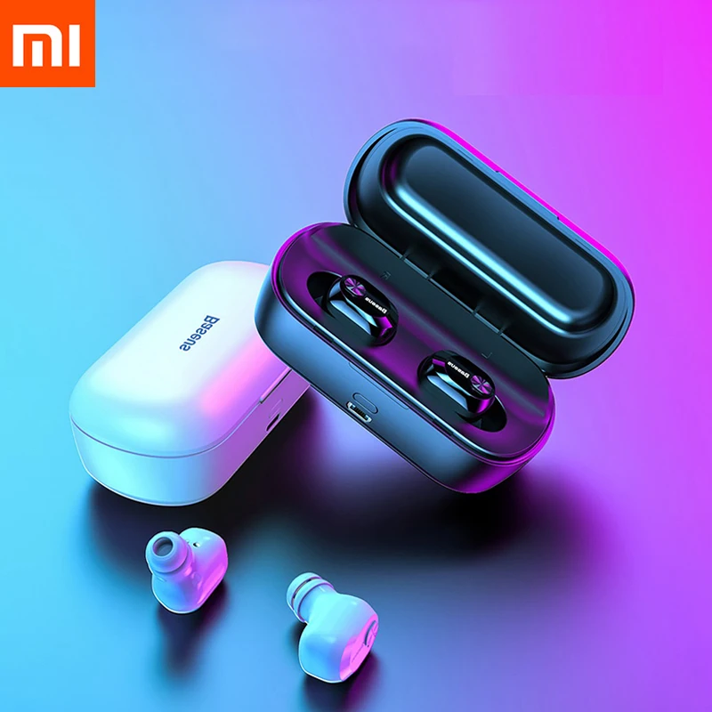 

Original Xiaomi Baseus W01 TWS Bluetooth Earphone Wireless Headphone Bluetooth 5.0 Stereo earphones With HD Microphone For Phone