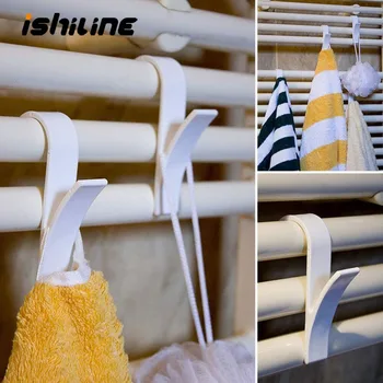 

High Quality Hanger For Heated Towel Radiator Rail Bath Hook Holder Wardrobe Hook Clothes Hanger Scarf Hanger Radiator Hook