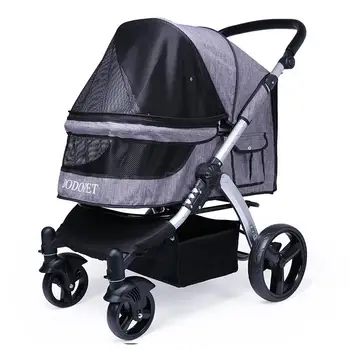 

Luxury pet stroller pet stroller dog cart out medium-sized large dog first class dog stroller to increase folding