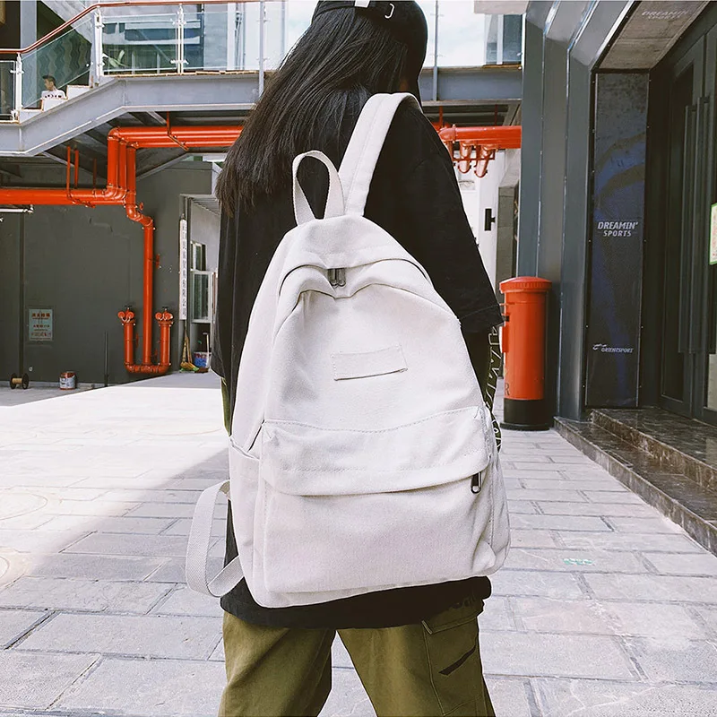 Школьная сумка в винтажном стиле для девочек, популярный бренд, корейский стиль, простой Универсальный школьный рюкзак для студентов