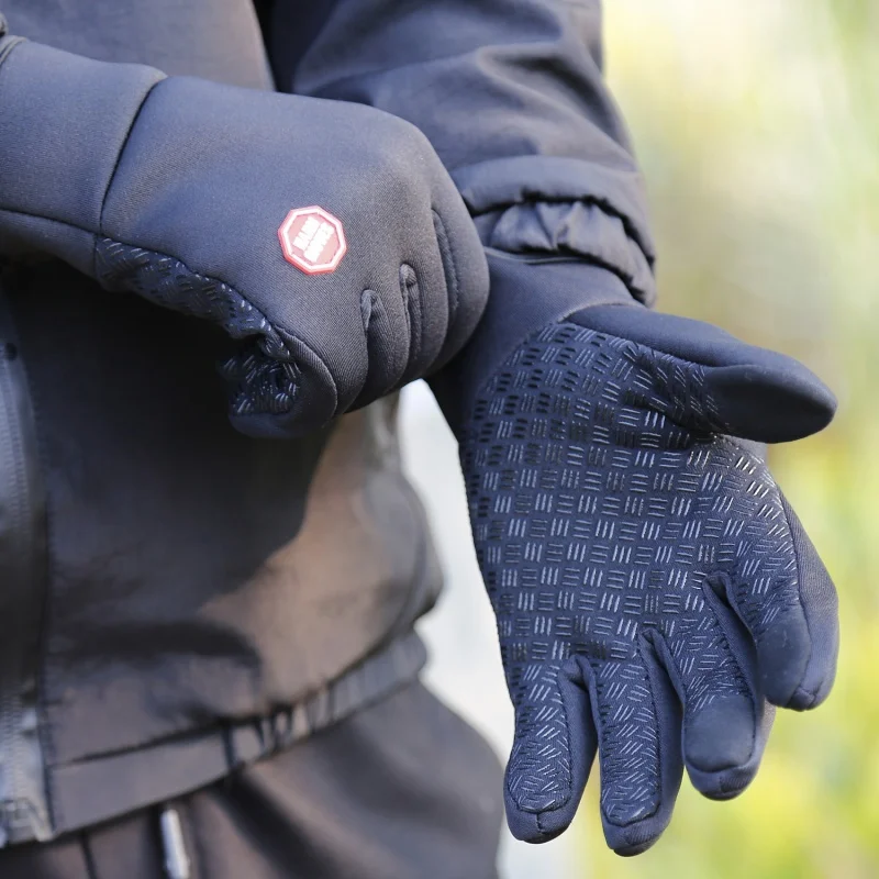Ветрозащитные перчатки для велоспорта с сенсорным экраном, зимние профессиональные лыжные перчатки для мужчин и женщин, теплые перчатки для катания на лыжах, сноуборда
