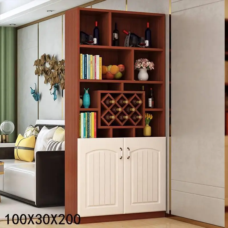 Version B Настольная витрина Sala Vetrinetta Da Esposizione Meube отель Adega vinho салон Mueble Коммерческая полка барная мебель винный шкаф - Цвет: Version B