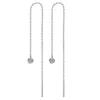 MinaMaMa acier inoxydable longue chaîne mince gland boule étoile papillon goutte boucle d'oreille pour femme enfileur boucles d'oreilles bijoux de mode