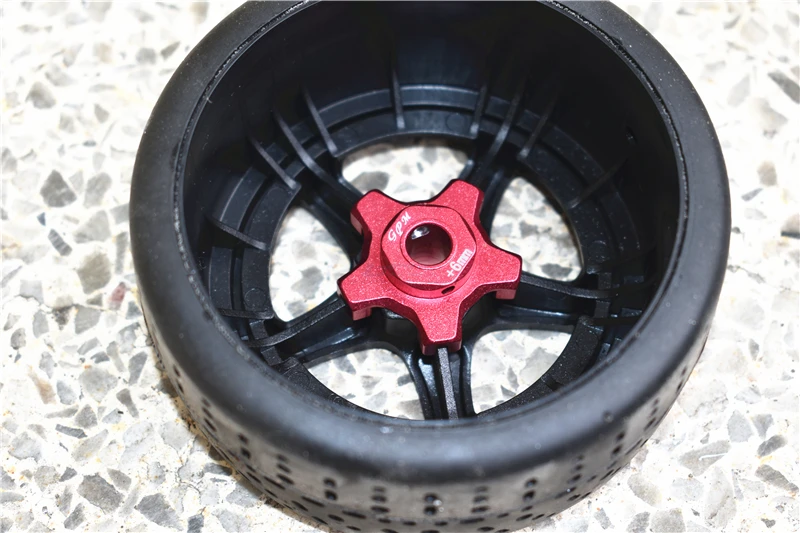 Roda de Alumínio Hex + 6mm para 1 Arrma Infração 6 s Blx All-road Street Bash-ara109001 rc Atualizar Gpm - 7 4wd 2 s blx all-road street BASH-ARA109001 rc atualizar