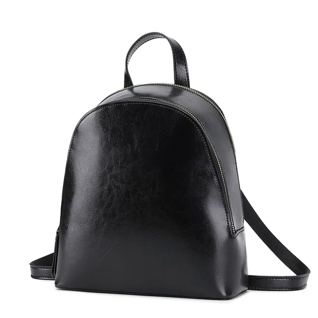 Leather Backpacks Fashion Classic Large 