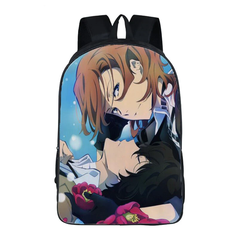 Аниме Backbag Bungou бродячие собаки Сезон 3 школьный рюкзак для девочек-подростков мальчиков дорожная сумка Atsushi Dazai Chuya Студенческая школьная сумка