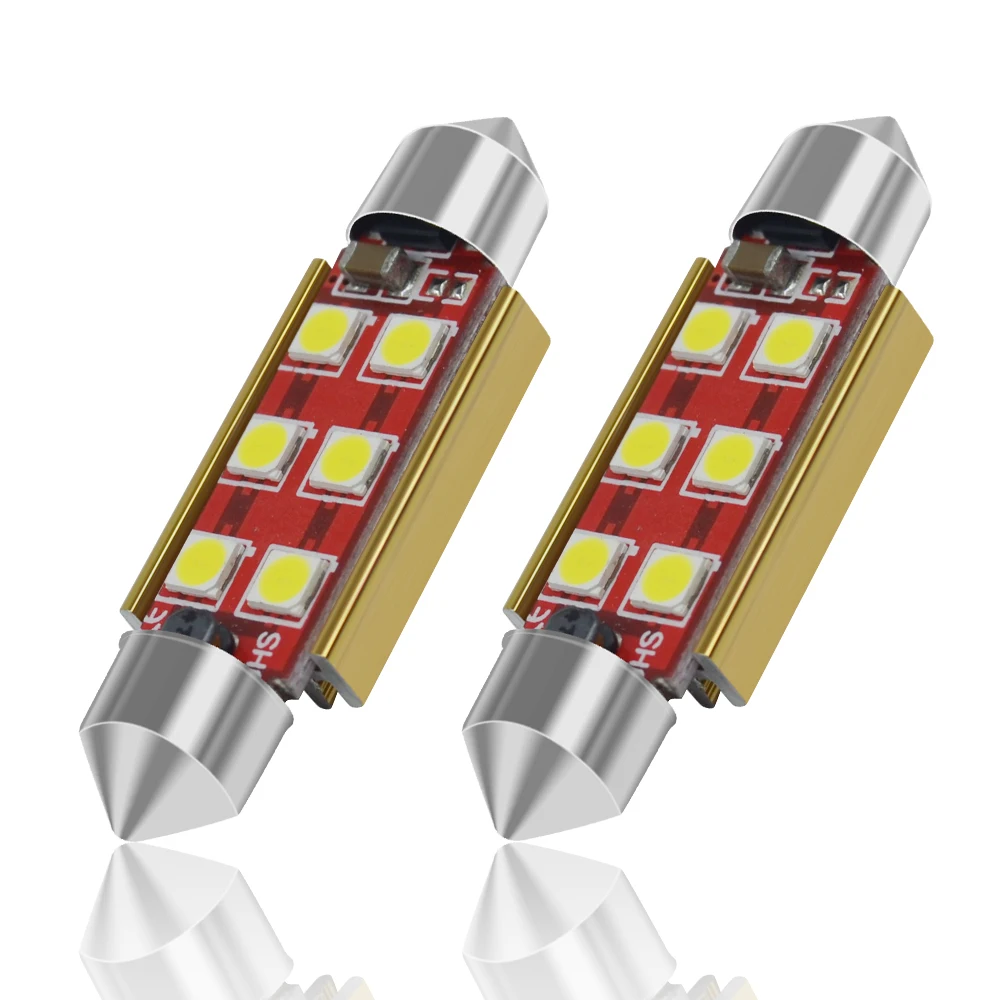 4 шт супер яркий гирлянда 36 мм/39 мм/41 мм Canbus LED 3030 SMD c5w 2Led LED гирлянда для автомобиля лампа для плафона не трогайте работающую лампу накаливания