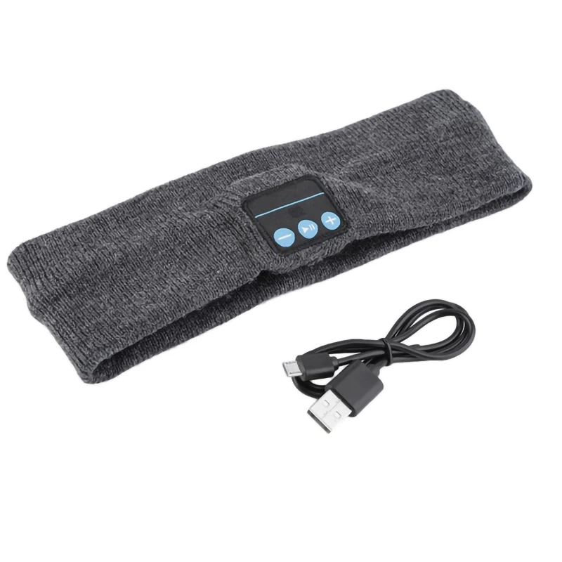 Bluetooth Wireless Exercise Running Yoga Breathable Elasticity Sweatband Headband Earphone Removable Scarf Headphone With Mic