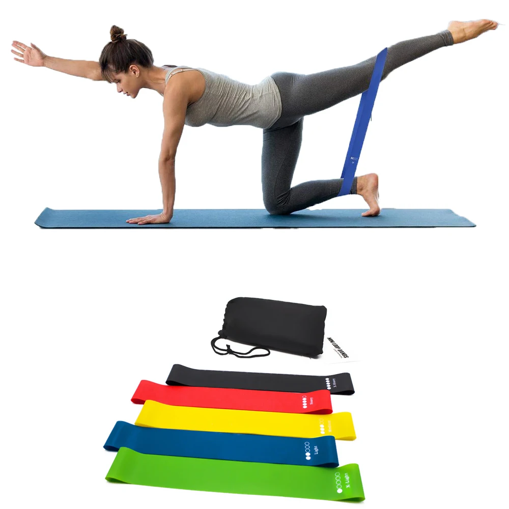 

5 шт., эластичные ленты для занятий спортом