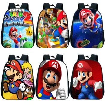 

Super Mario Backpack Children Bags Beautiful Pattern Backpack Children Kindergarten Mini 12 Inch Daily Practice Backpack