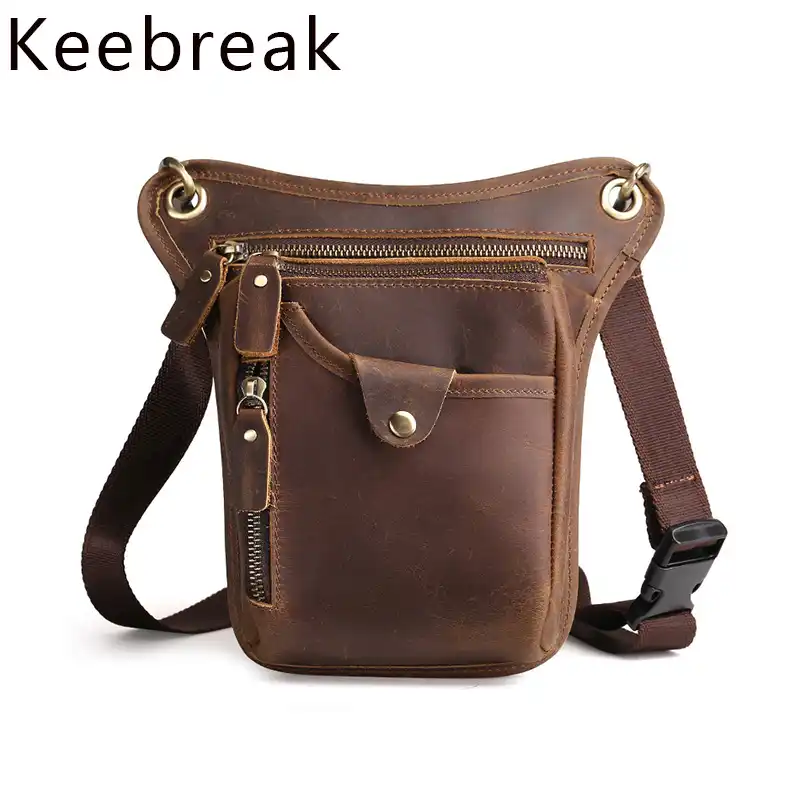 small leather bags for motorcycles