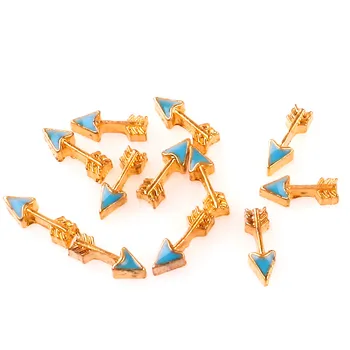 

20Pcs/lot F754 Enamel Arrow Floating Charms Living Glass Memory Floating Locket Diy Jewelry