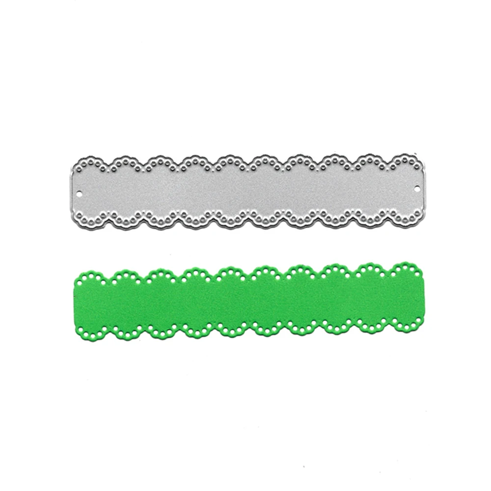 

Lace Border Slimline Dies Scrapbooking Embossing Folders for Card Making Craft DIY Clear Stamps Metal Cutting Dies Handmade