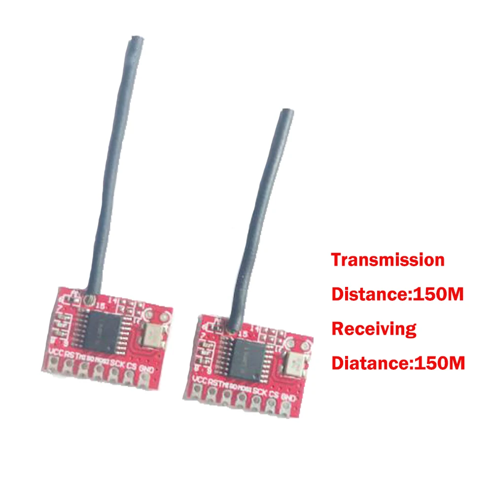 2,4G 150 M/400 M передатчик и приемник беспроводной приемопередатчик модуль GWB T400 IIC SPI интерфейс для Arduino игрушки дистанционного управления - Цвет: Distance 150M