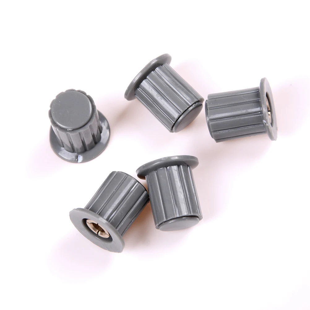 

ZLinKJ 10 Pcs 4mm Shaft Insert Dia Brass Tone Core Potentiometer Control Knobs