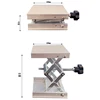 100x100mm Stainless Steel Adjustable Drill Lift Laboratory Lifting Platform Router Lift Table Woodworking Lab Lifting Stand Rack ► Photo 1/5