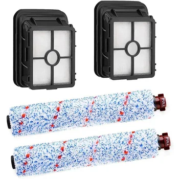 

EAS-4Pack Washable Filters - Multi-Surface Brushroll Replacement Part for Bissell CrossWave Vacuum Cleaner