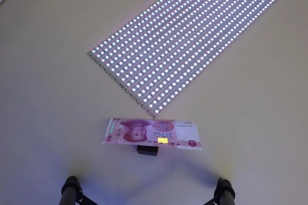 Ballance DC24V 28W 300*13.5*3.5mm 28leds 5050 Ultraviolet Radiation 365NM SMD LED Hard Rigid Strip Fluorescence Test/Exposure