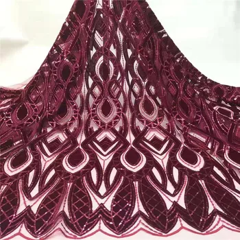 

Beautifical flannel lace fabric 5yards african french net lace best quality jujube green lace bridal fabric 5yards/lot