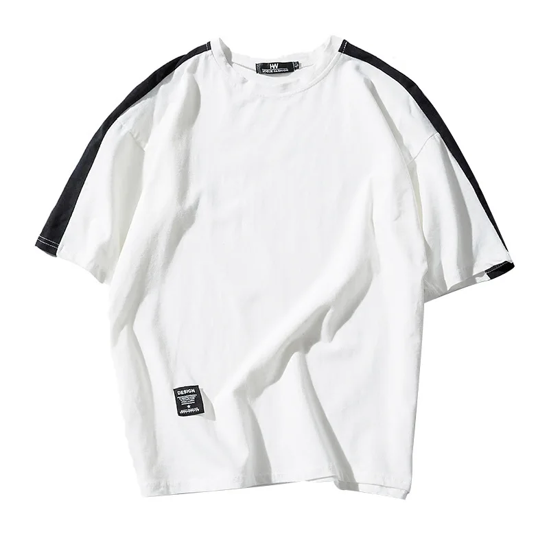 Summer Men's T-shirt Fashion Short-sleeved Men's Leisure Half-sleeved Clothes Pure Cotton Student Underwear