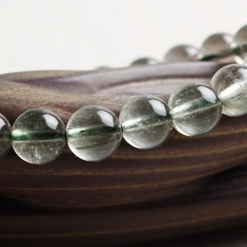 

Ming Hung Hung Natural Crystal Bracelet Ma'am Crystal Hand String Green Hair Crystal Energy Ore Stone Gift Ornaments Single