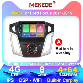 

2din Android 4G+64G DSP 2.5D IPS Car Radio Multimedia Video Player For Ford Focus 2012-2017 Navigation GPS autoradio WIFI BT