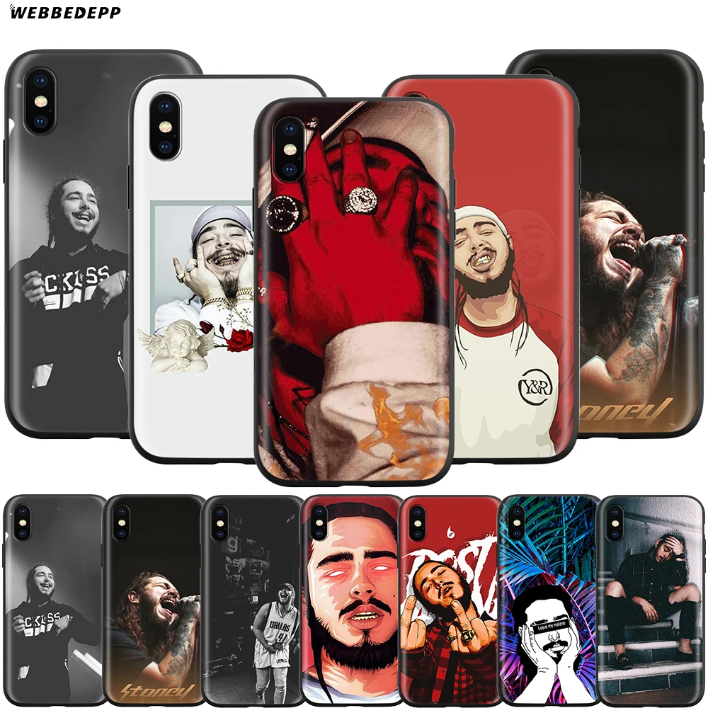 Webbedepp Post Malone чехол для Apple iPhone 12 Mini 11 Pro XS Max XR X 8 7 6 6S Plus 5 5S SE | Мобильные телефоны и