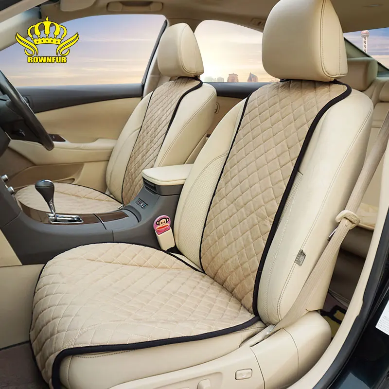 Rownfur Накидки на сиденья автомобиля авточехлы из алькантары Автомобильные