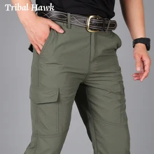 Летние тактические брюки мужские быстросохнущие легкие повседневные брюки карго армейские военные водонепроницаемые дышащие брюки