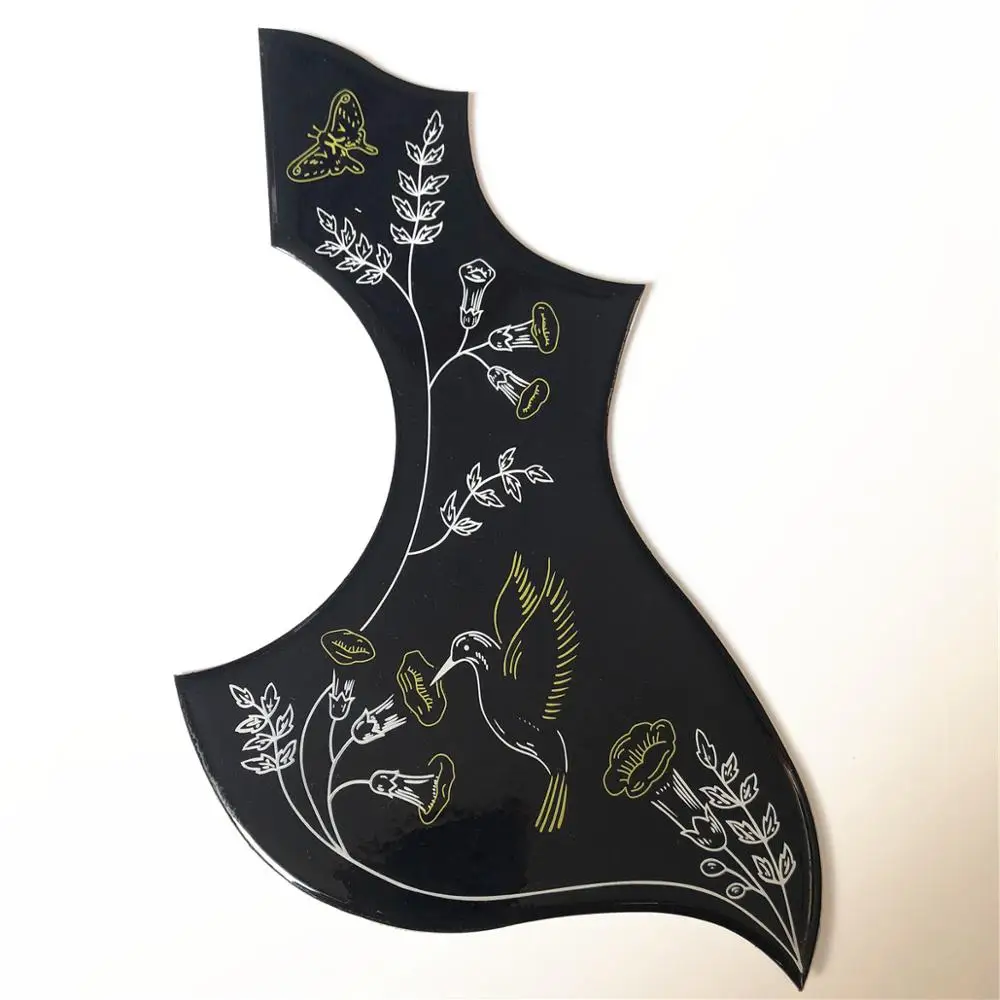 2 мм Толщина Черный Цвет выбор гвардии для акустической гитары густой Колибри