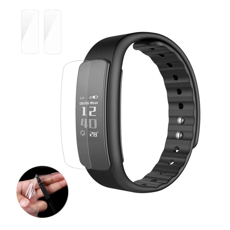 

2 Pieces Enkai Straw Hat Prince Egyptian Micro I6/I6 HR Smart Heart Rate Sports Bracelet Not Become Warped Edge TP